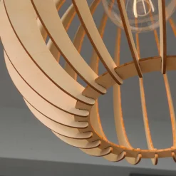 Envostar Clay hængelampe birkeplywood Ø 40 cm