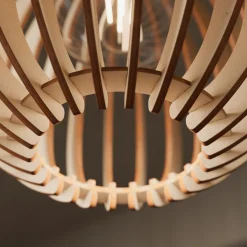 Envostar Clay hængelampe, birkeplywood, 4 lyskilder