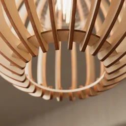 Envostar Clay pendellampe birkeplywood 3 lyskilder