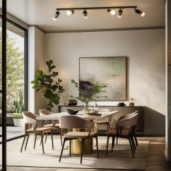 Envostar Fida loftspot, 6 lyskilder, sort