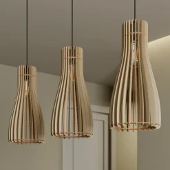 Envostar Furn pendel, birkekrydsfiner, 3fl