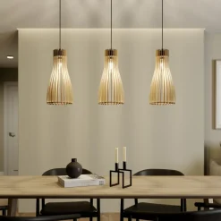 Envostar Furn pendel, birkekrydsfiner, 3fl