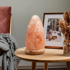 Envostar Harmony saltlampe naturlig base 19-23cm