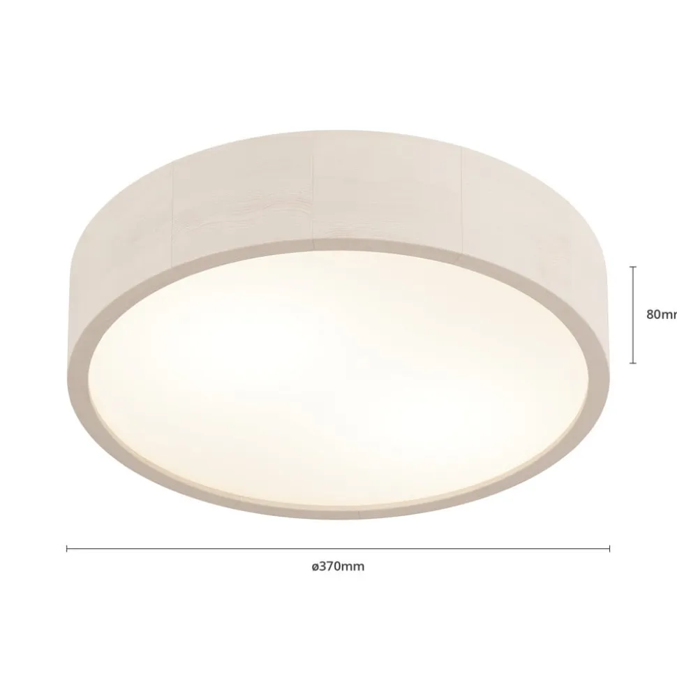 Envostar Kerio loftlampe, Ø 37 cm, hvid