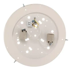 Envostar loftlampe Hagen, hvid fyrretræ