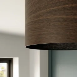 Envostar loftslampe i finér røget eg Ø 40cm