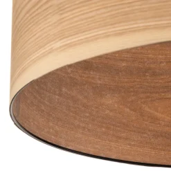 Envostar Loftslampe i finér, kernetræ, ask Ø55cm