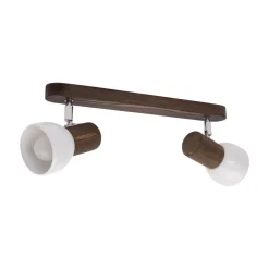 Envostar Nale loftspot 2fl. fyrretræ valnød