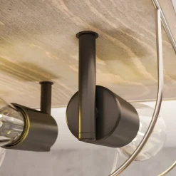 Envostar Neptuna loftslampe, firkantet, 4-lys.