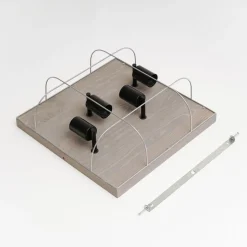 Envostar Neptuna loftslampe, firkantet, 4-lys.