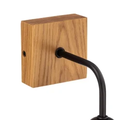 Envostar Risco væglampe 1-lys stofskærm grå