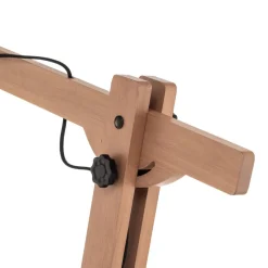 Envostar Stort gulvlampe med træstænger