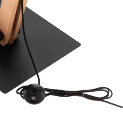 Envostar Stort gulvlampe med træstænger