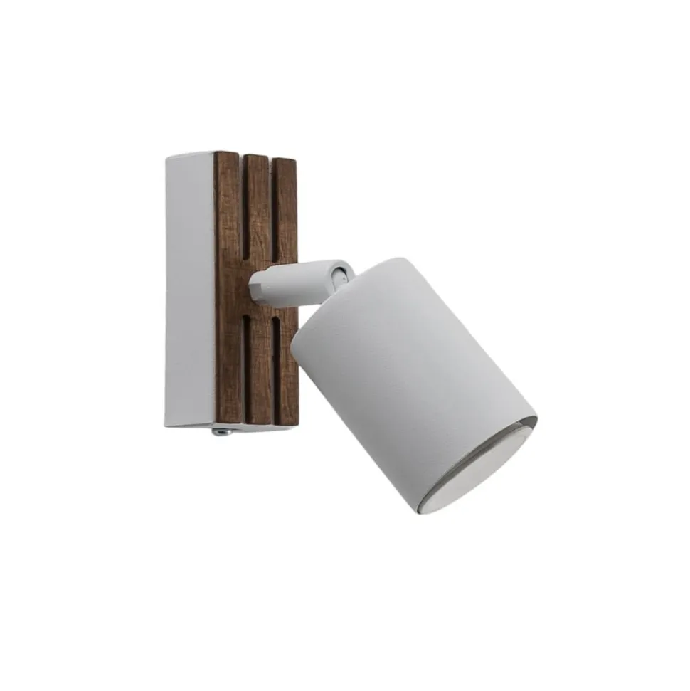 Envostar Tino vægspot 1 lyskilde hvid/træ