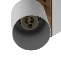 Envostar Tino vægspot 1 lyskilde hvid/træ