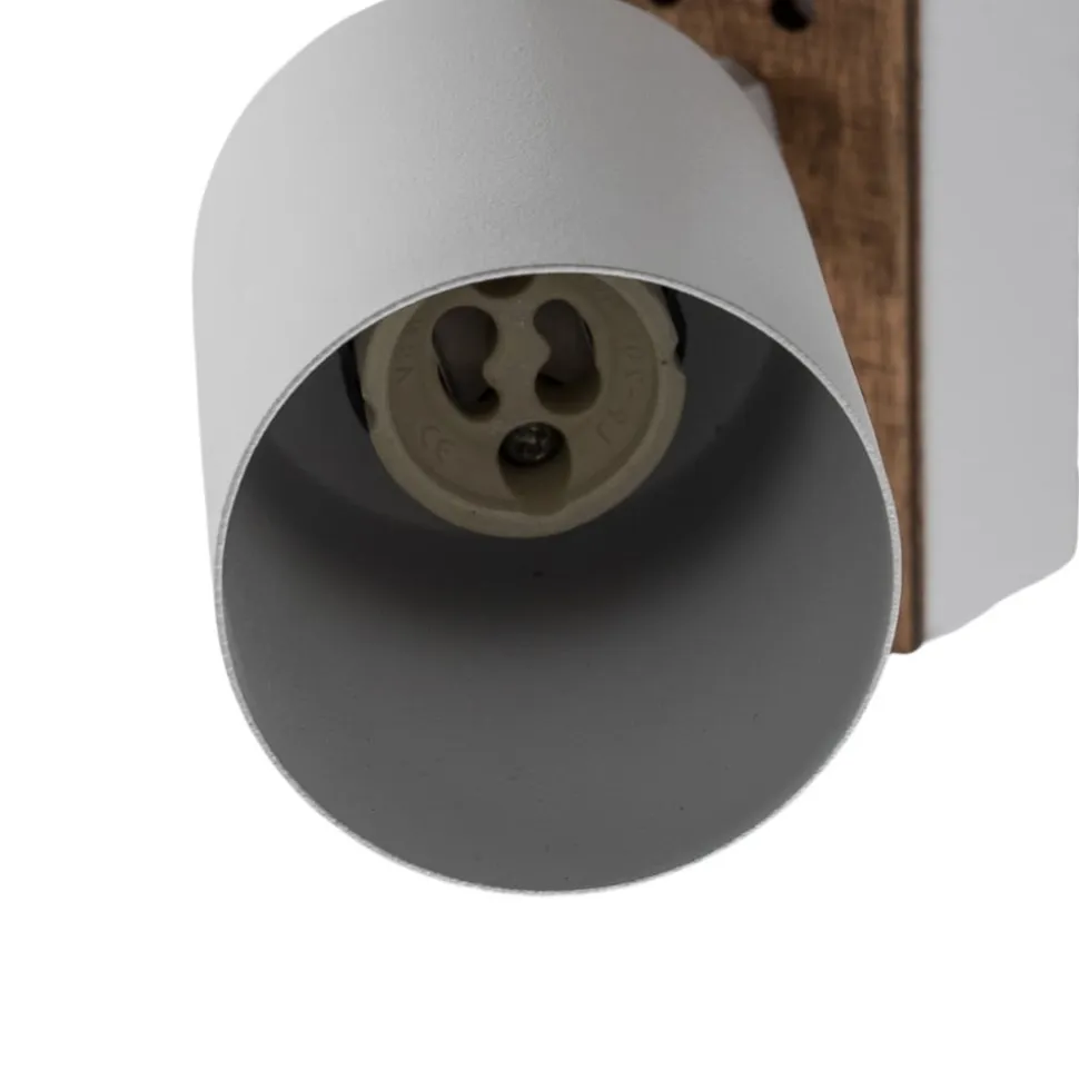 Envostar Tino vægspot 1 lyskilde hvid/træ