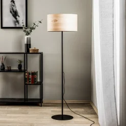 Envostar Veneer gulvlampe, kerneved ask