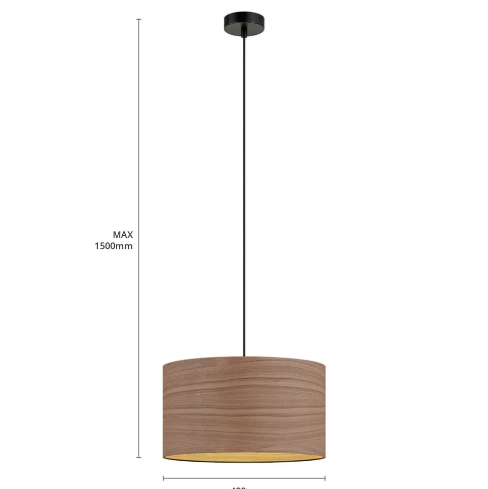 Envostar Veneer hængelampe, valnød