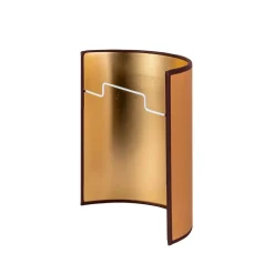 Envostar væglampe Idun brun højde 24 cm naturmateriale vegansk