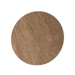 Envostar væglampe Rito, lyst træ, Ø 30 cm