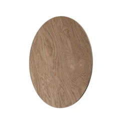 Envostar væglampe Rito, lyst træ, Ø 30 cm