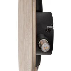 Envostar væglampe Rito, lyst træ, Ø 30 cm