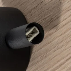 Envostar væglampe Rito, lyst træ, Ø 30 cm