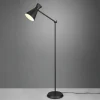 Enzo gulvlampe, højde 150 cm, sort