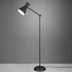 Enzo gulvlampe, højde 150 cm, sort