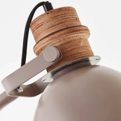 Erena gulvlampe, drejeligt hoved, taupe