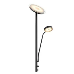 Ernst LED-gulvlampe med flexarm, sort
