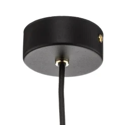 Euluna Selma hængelampe, 1 lyskilde, sort, Ø 11 cm