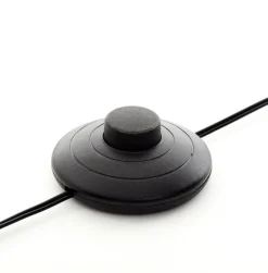 Eunice LED-gulvlampe, højde 150 cm, sort, metal