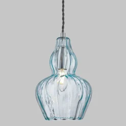 Eustoma hængelampe, lyseblå