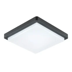 EVN LED udendørs loftlampe Tectum, 23x23 cm, antracit, 150°