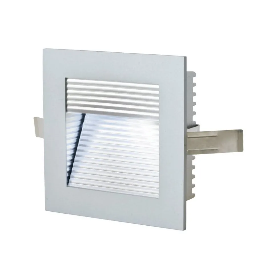 EVN P2140 LED-vægindbygningslampe, 6.000 K, alu