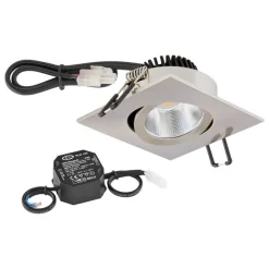 EVN PC20 Indbygget kantet fasedimmer 3000K stål