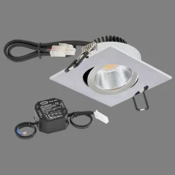 EVN PC20 indbygning, fasedæmper 3.000 K krom