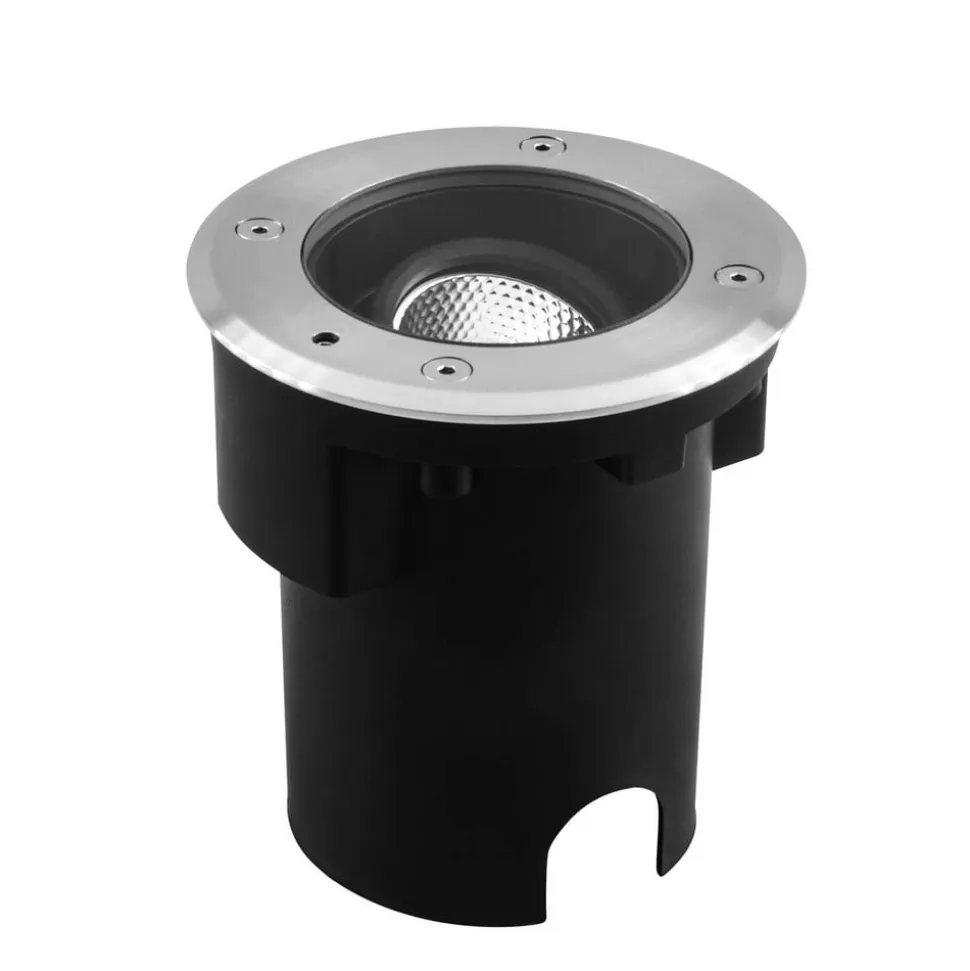 EVN Pentola indbygningslampe stål Ø13,5cm 3.000K