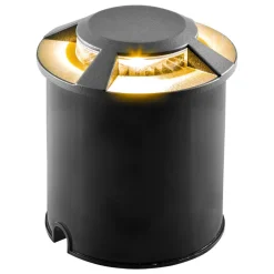 EVN Scopum LED-nedgravningslampe, rund 4 lyskilder