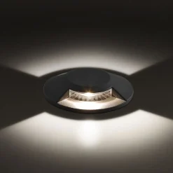 EVN Scopum LED-nedgravningslampe rund, 2 lyskilder