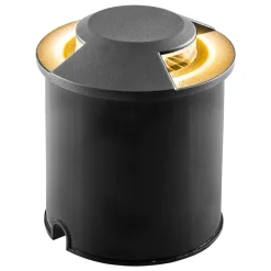 EVN Scopum LED-nedgravningslampe rund, 2 lyskilder