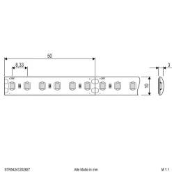 EVN STR5424 LED-stripe IP54 5 m 72 W 2.700 K