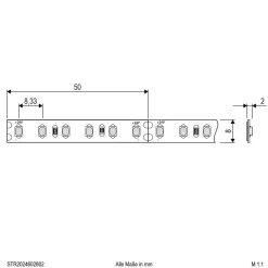 EVN STR2024 LED-stripe IP20 5 m 48 W 3.000 K
