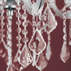 Excellent LILIANA lysekrone med seks lys