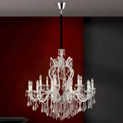 Excellent LILIANA lysekrone med 18 lys