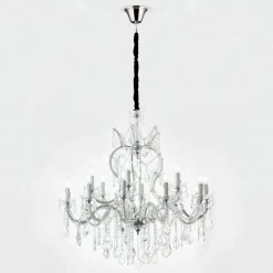 Excellent LILIANA lysekrone med 18 lys