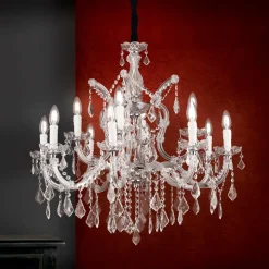 Excellent LILIANA lysekrone med tolv lys