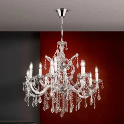 Excellent LILIANA lysekrone med tolv lys