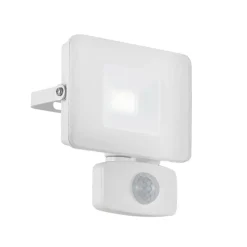 Faedo 3 udendørs LED-spot med sensor, hvid, 10 W